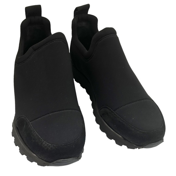 James PERSE New no tag Zuma Black Neoprene & Suede slip-on sneakers mens…​ - Picture 9 of 14
